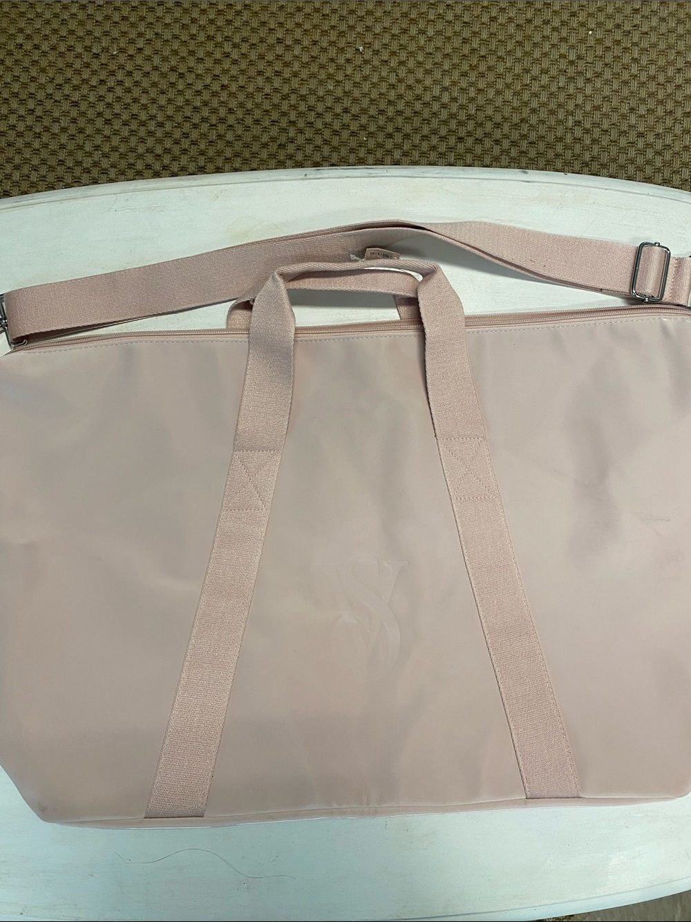 Victoria's Secret Blush Pink Tote Bag